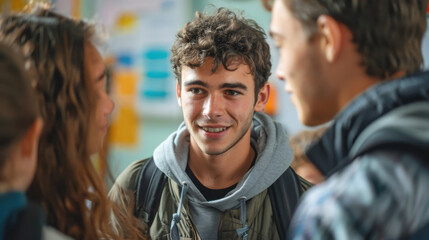 Obraz premium students in school