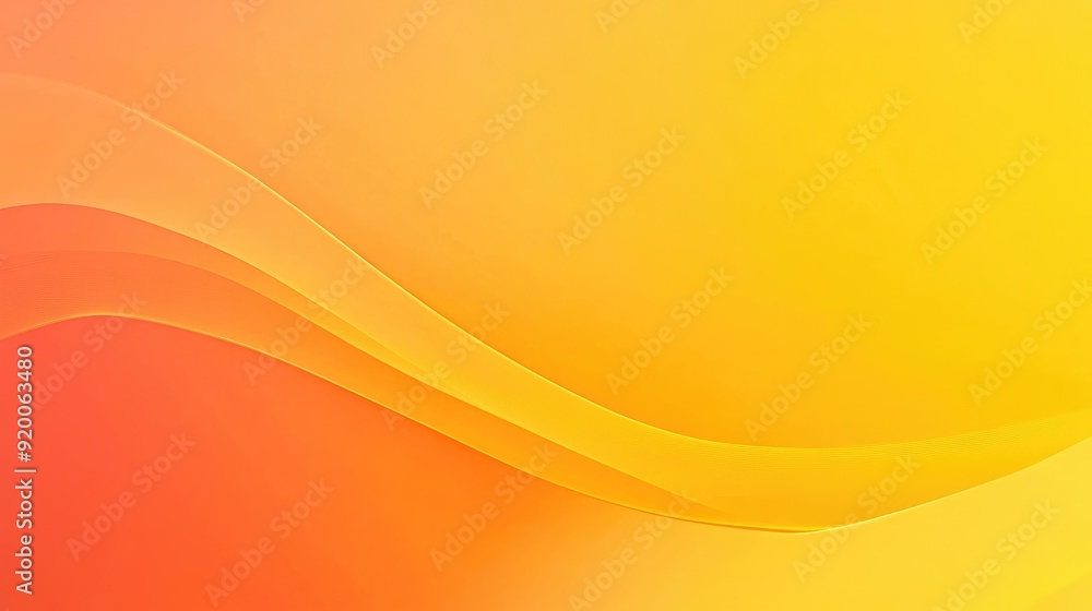Aufkleber gradient yellow and orange background with soft transitions, suitable for warm and inviting themes