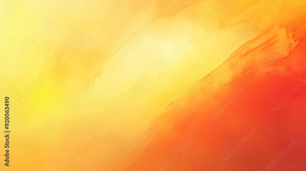 Aufkleber gradient yellow and orange background with soft transitions, suitable for warm and inviting themes