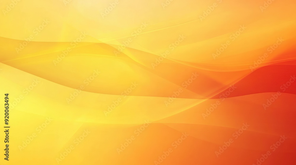 Poster gradient yellow and orange background with soft transitions, suitable for warm and inviting themes
