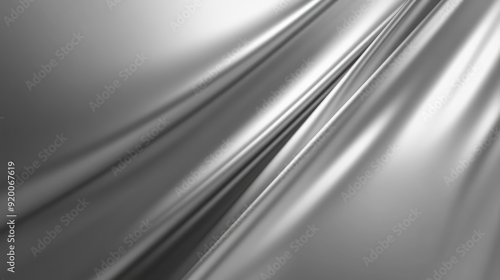 Poster smooth silver gradient background with subtle metallic sheen, perfect for high-end and modern design