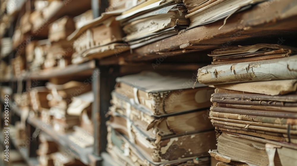 Poster write about the preservation challenges faced by document archives in disaster-prone areas.