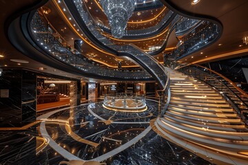 The interior of the Wynn Hotel & Casino in Las Vegas.