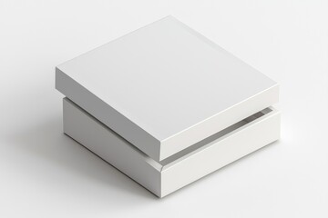 Fototapeta premium Paper Box Mockup A4 on isolated background created with Generative AI
