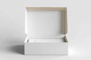 Paper Box Mockup A4 on isolated background created with Generative AI