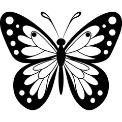 Groovy Cartoon Butterfly Design - Fun and Colorful Vector Art