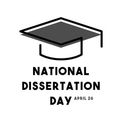 National Dissertation Day. April 26. 