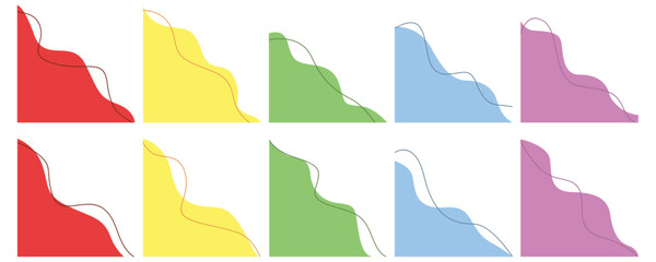 Blob Corner Shape With Outline