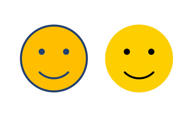 smile icon vector. smile emoticon icon. feedback