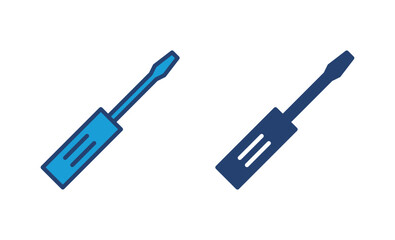 Screwdriver icon vector. tools icon vector
