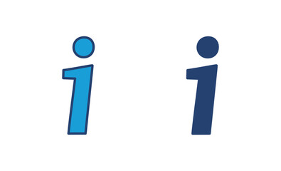 Info sign icon vector. about us icon vector. Faq icon