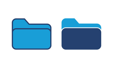 Folder icon vector. folder vector icon