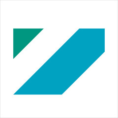 Modern abstract geometric corner vector element