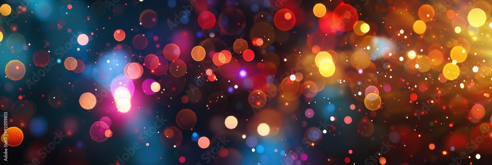 Poster vibrant bokeh lights create an incredibly stunning and visually appealing backdrop for various artis
