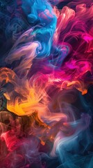 Fototapeta premium Abstract Colorful Smoke Art