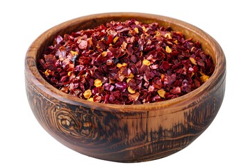 Red chili isolated on white background.