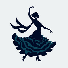 Bailarina de flamenco