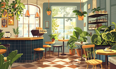 Pictures of coffee and coffee beans, coffee plants