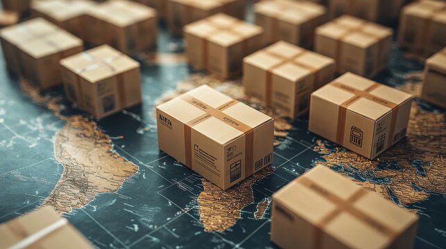 Close-up of global warranty and support options on an e-commerce platform, international 