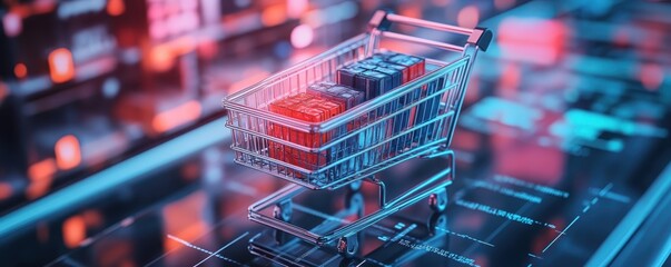 Modern, intuitive design of a global e-commerce platform, close-up on product filters and currency converters