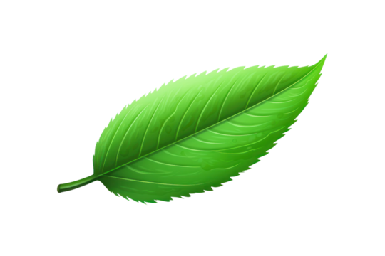 Pixel art of green tea leaves, focusing on simple shapes.