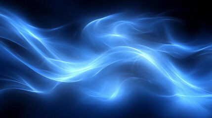 dynamic blue motion blur, evoking a sense of speed and fluidity. The swirling patterns and gradient tones suggest a fusion of energy, technology, and modernity