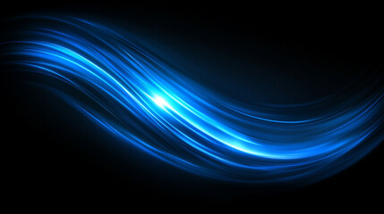 Fototapeta premium dynamic blue motion blur, evoking a sense of speed and fluidity. The swirling patterns and gradient tones suggest a fusion of energy, technology, and modernity