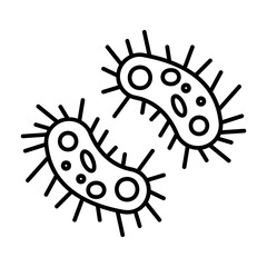 bacteria Line Icon