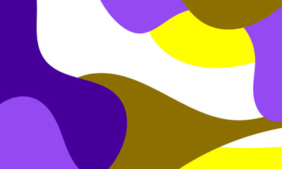 Vector colorful abstract psychedelic liquid and fluid background pattern design