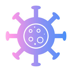 Obraz premium bacteria Gradient icon