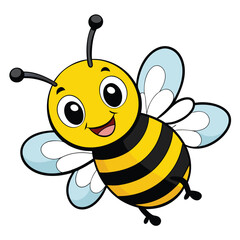 Honey bee cartoon vector artwork