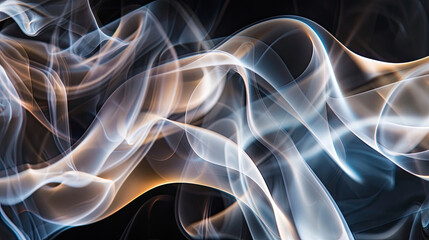 Fototapeta premium Illuminated Smoke Art