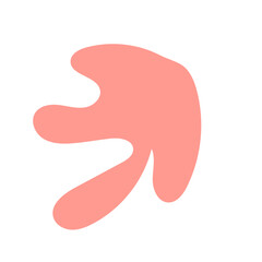 Red abstract Shapes vector decoration 