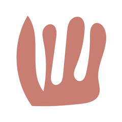 Obraz premium Red abstract Shapes vector decoration 