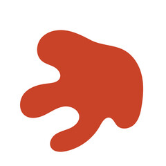 Red abstract Shapes vector decoration 