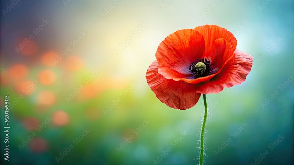 Canvas Prints Red poppy flowers isolated on a background, red, poppy, flower, isolated,background, nature, blossom, bloom, vibrant, flora