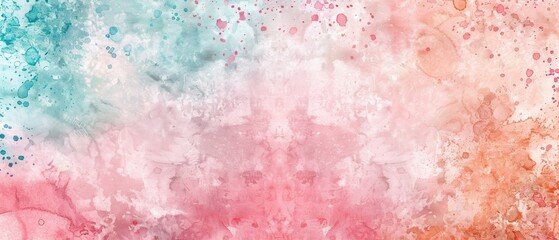 Naklejka premium A vibrant splash of watercolor hues creating an abstract background, perfect for artistic designs and creative projects.