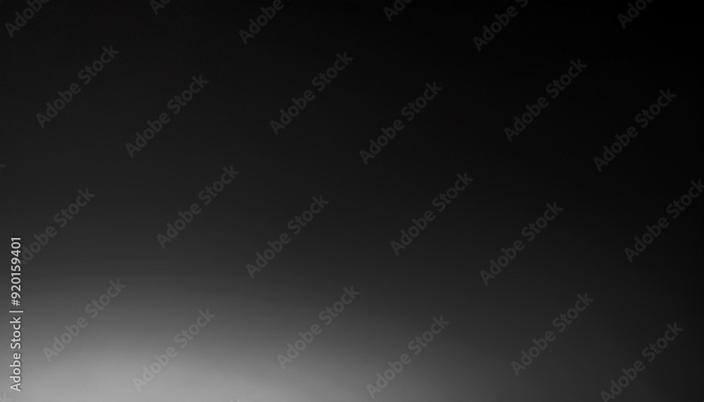 Fototapete black and white background,simple black gradient abstract background ,blank space for text compositi