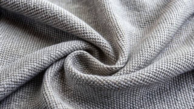 Closeup of heather gray polyester interwoven material, polyester, interwoven, textile, fabric, closeup, texture, gray, material