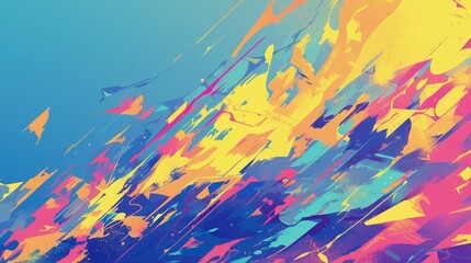 Abstract Colorful  Painting