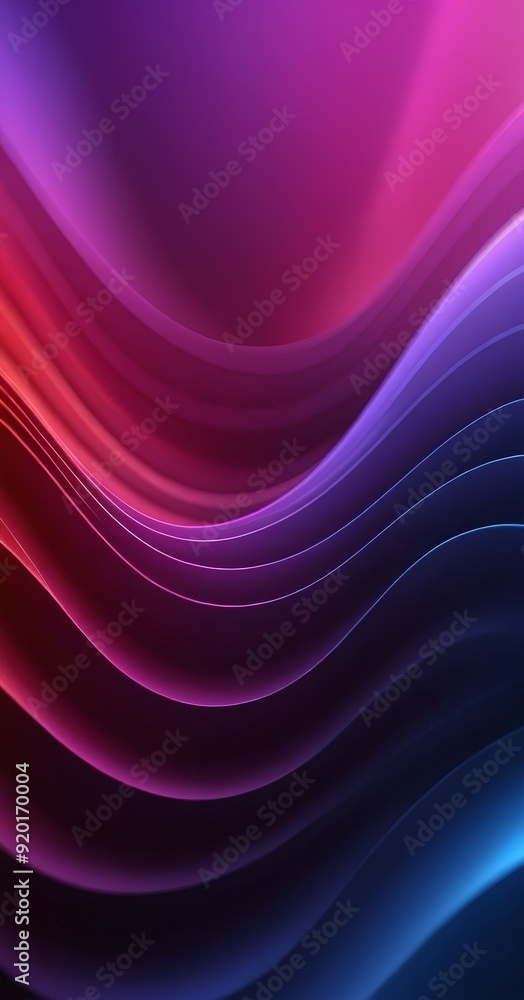 Poster abstract background with colorful waves