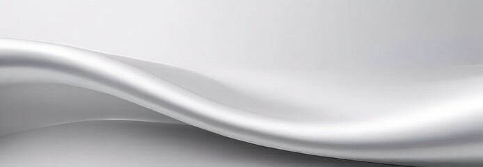 white background with smooth wave