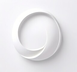 white circle with shadow on the wall