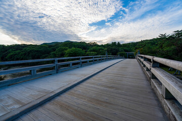 Ujibashi bridge at Kotaijingu (Naiku), Ise shrine.