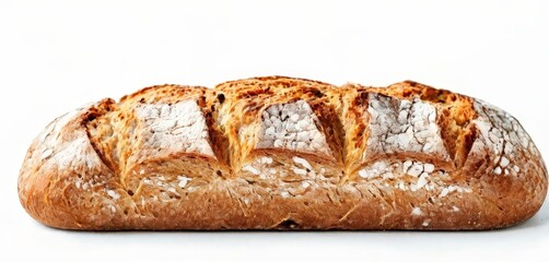 loaf bread with white background