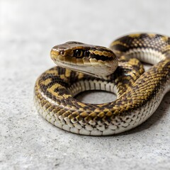 Fototapeta premium Close up python or snake 