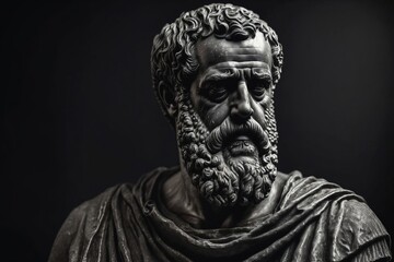 Ancient Greek Philosopher Statue