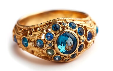 Ring isolated on white background.