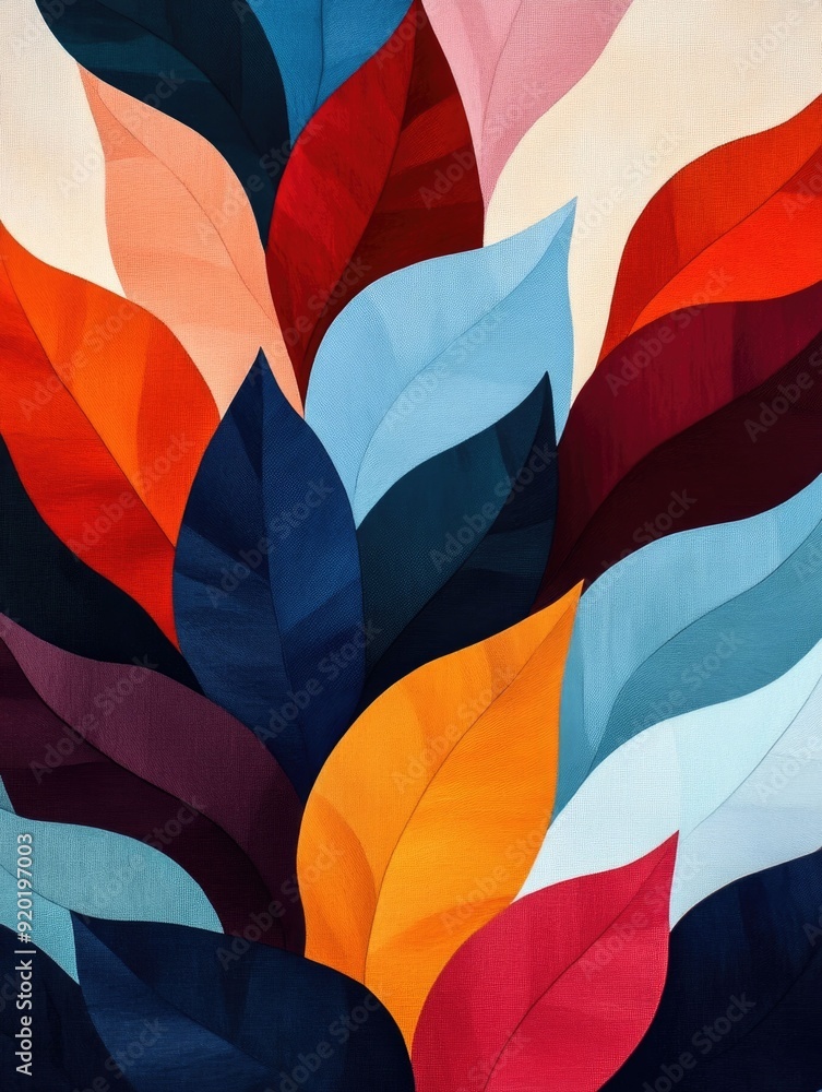 Poster mesmerizing abstract art piece that captures the essence of nature s organic shapes and forms creati