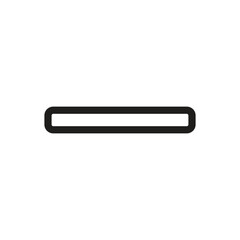Minus Symbol Icon - Line